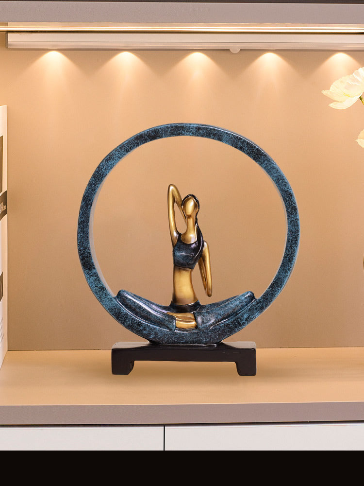 Exquisite Yoga Sculptures, Artistic Home Office Decorations, Holiday Gifts