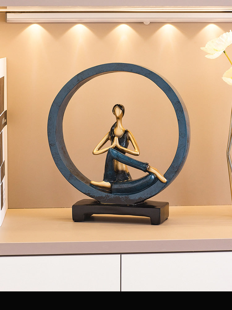 Exquisite Yoga Sculptures, Artistic Home Office Decorations, Holiday Gifts