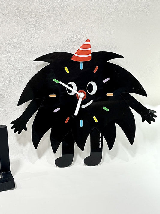 Fun Black Little Monster Decorative Wall Clock, Children'S Room Decoration