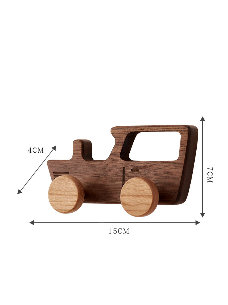 Fun Wooden Car Wall Hook, House Decoration