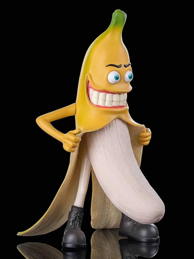 Funny Banana Decor Figurine,with Liquid Dispenser