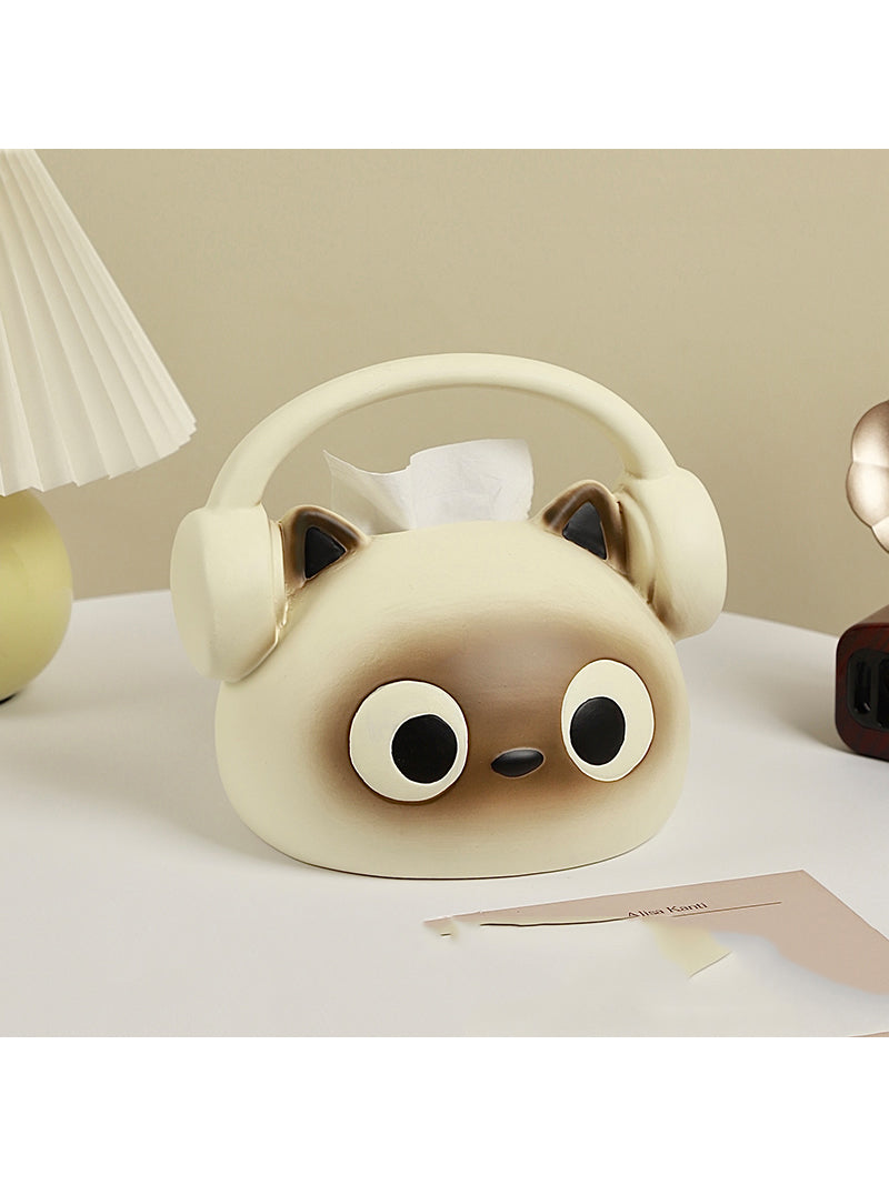 Funny Cat Tissue Box, Suitable For Home,Office,Apartment,Store Decoration Ideas