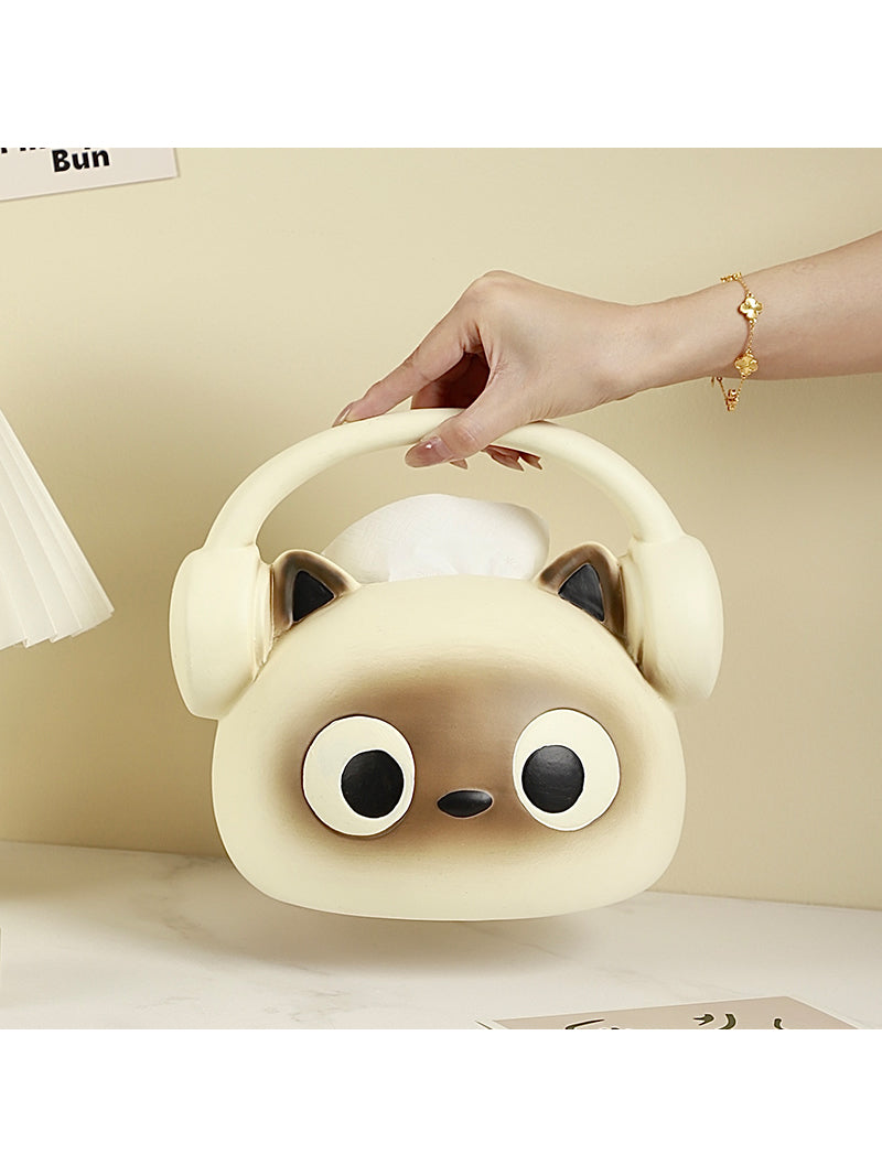 Funny Cat Tissue Box, Suitable For Home,Office,Apartment,Store Decoration Ideas