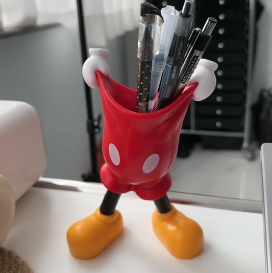 Funny Cartoon Pen Holder, Creative Office Desk Decoration Ornaments