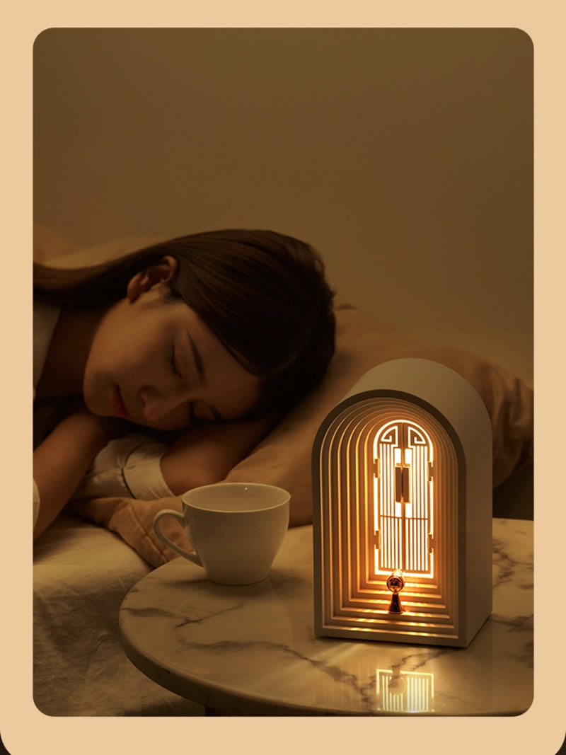 Gate of Happiness Ancient Building Bluetooth Speaker, Night Light, Creative Gift