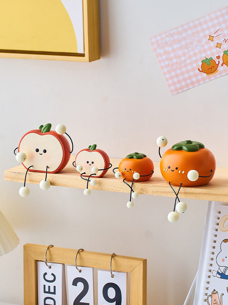 Interesting Fruit Doll Figurines, Small Decorative Ornaments, Creative Gifts