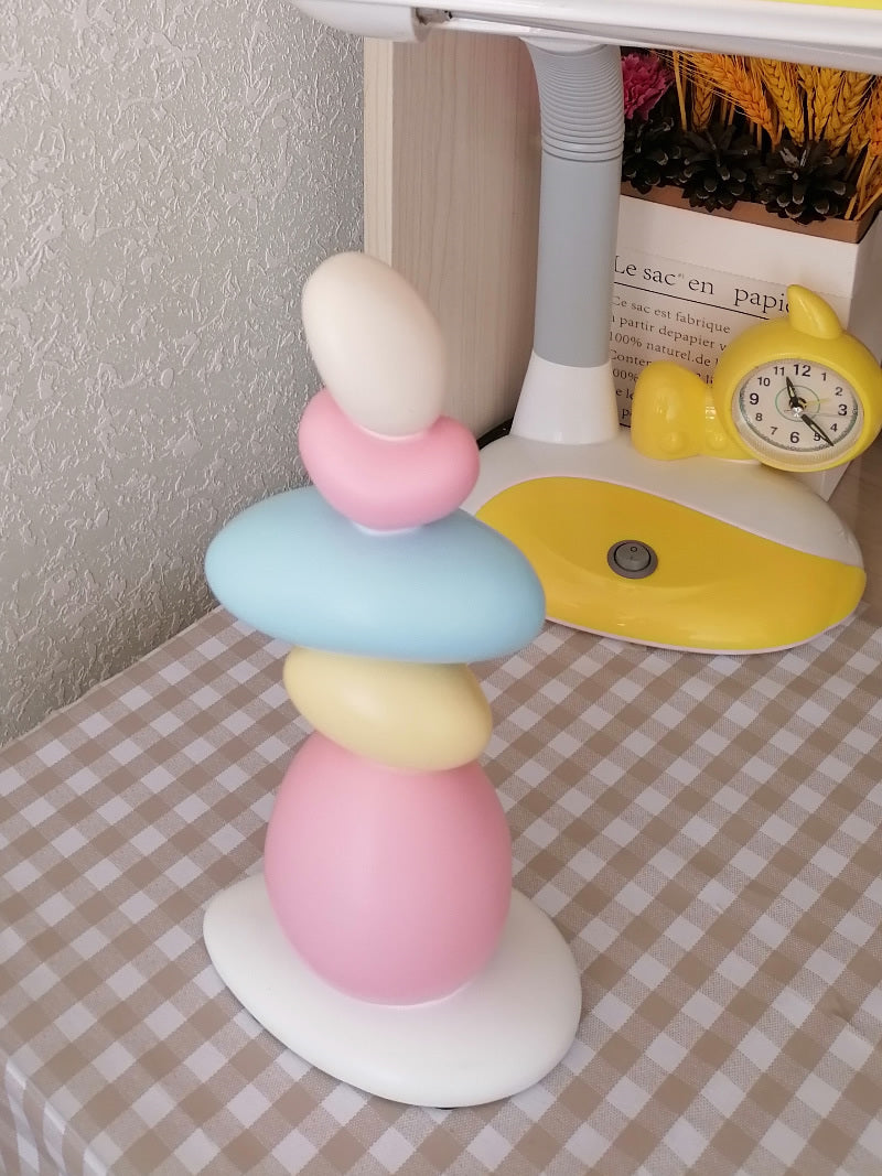 Macaron Style Stone Stack Art Sculpture Decorative ornaments