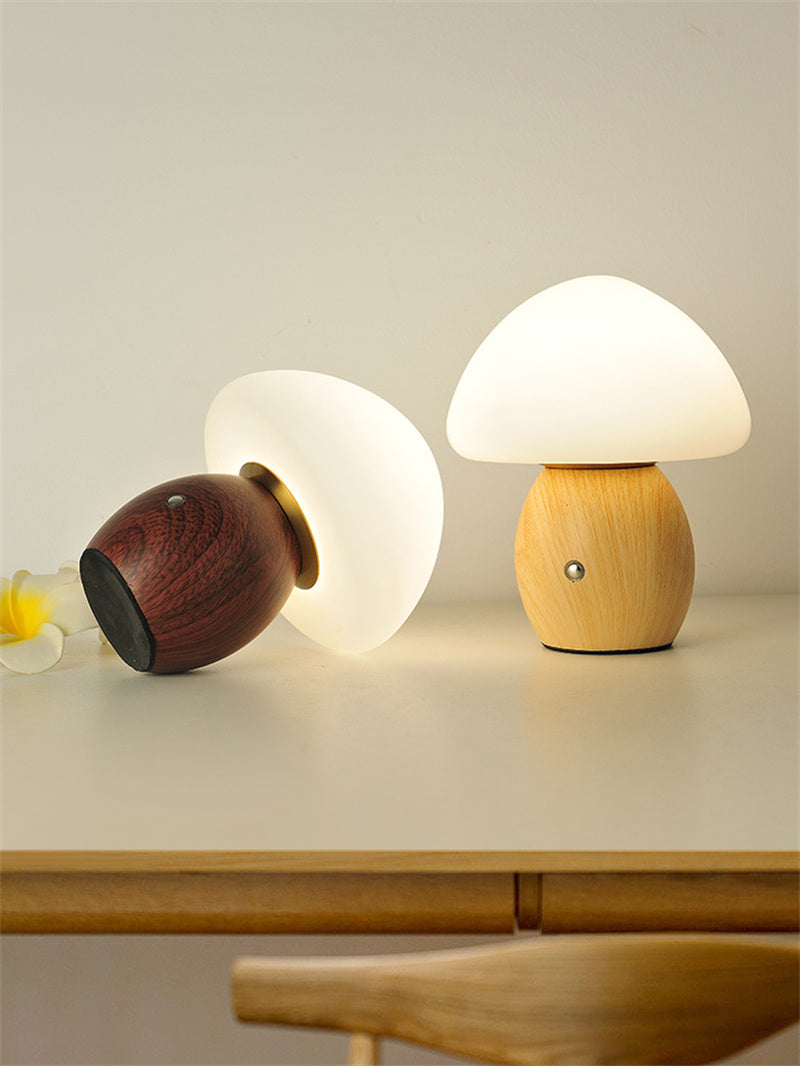 Minimalist Artistic Mushroom Desktop Lamp: Beautiful Night Light