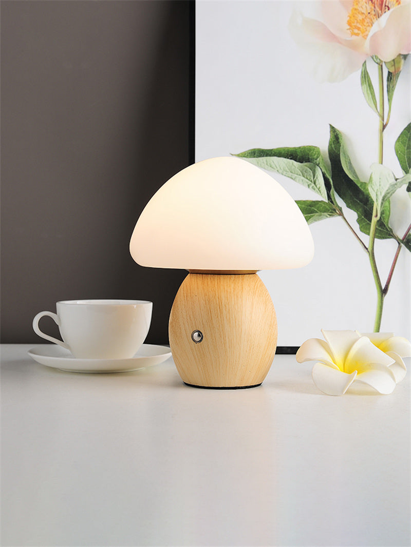 Minimalist Artistic Mushroom Desktop Lamp: Beautiful Night Light