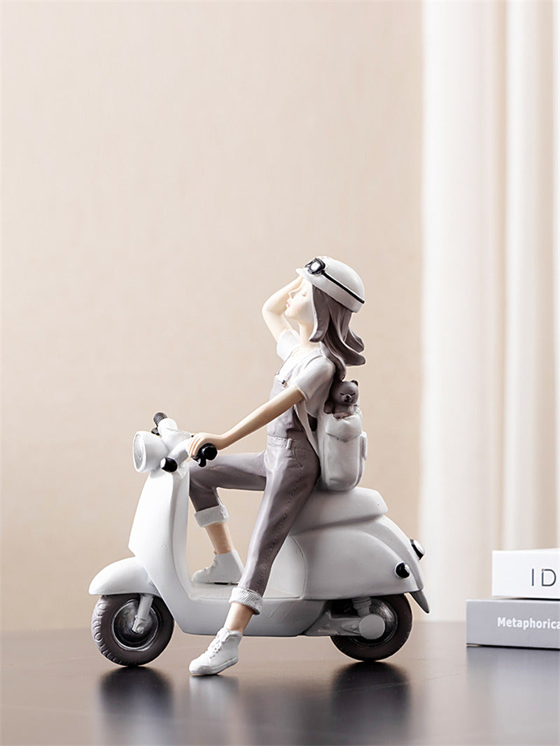 Modern Art Little Girl Statue - Elegant Desktop Ornament,Beautiful Gifts