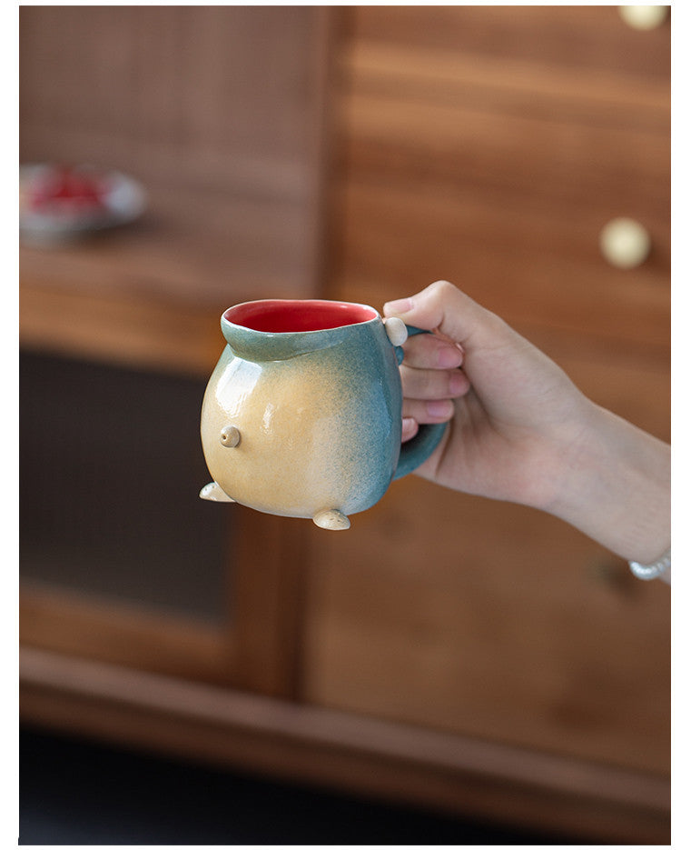 Monster Big Mouth Ceramic Mug: Fun and Unique Drinkware