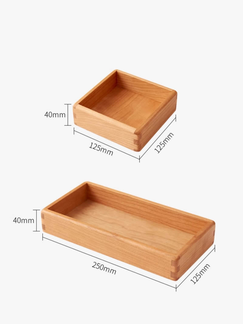 Pastoral Wooden Storage Tray, Nut Tray, Jewelry Box