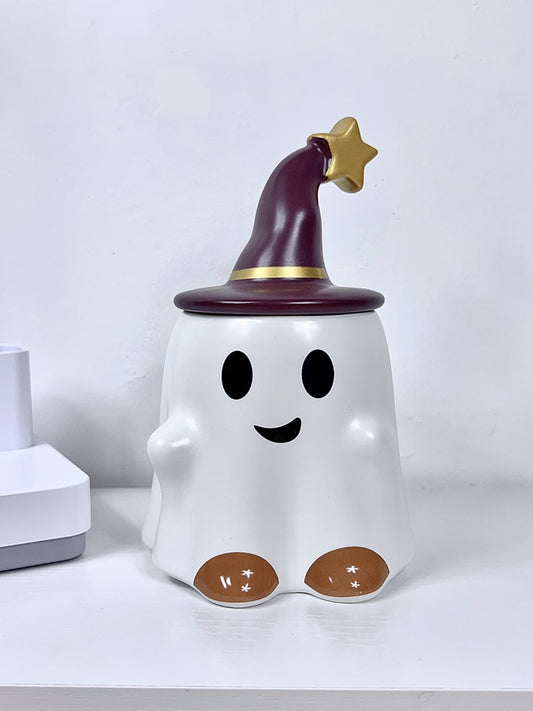 Peculiar Magic Ghost Ceramic Mug, Unique Gift,Halloween Decorative Cup