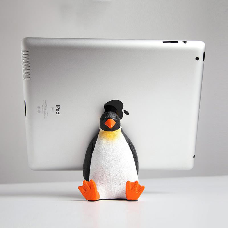 Penguin Phone Holder, Ipad Stand, Fun Gift Ideas