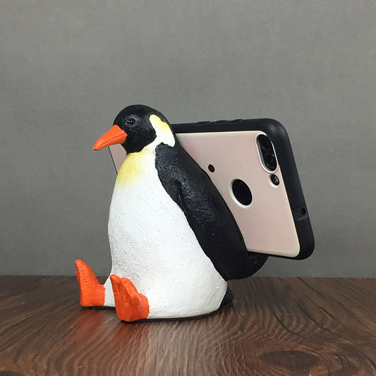 Penguin Phone Holder, Ipad Stand, Fun Gift Ideas