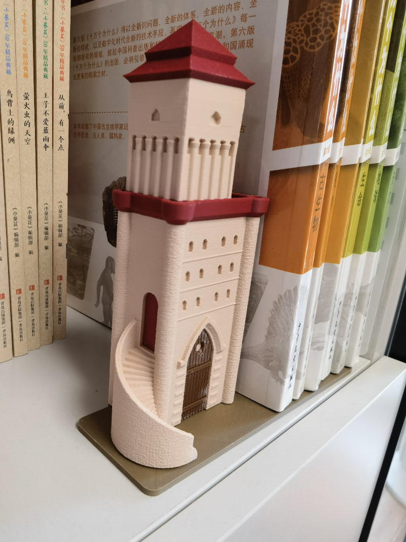 Personalized ancient building shape bookends, funny desk decoration, creative gift