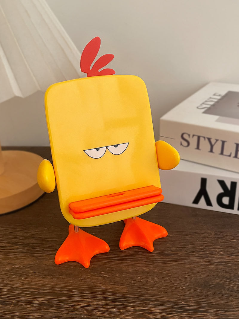 Playful Cartoon Duck Phone Stand,Glasses Holder