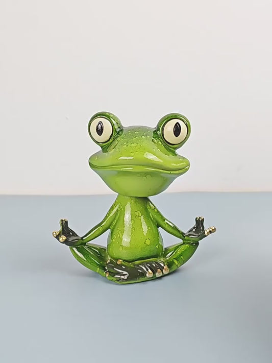 Big-Eyed Shaking Frog Desktop Ornaments, Funny Desktop Decoration