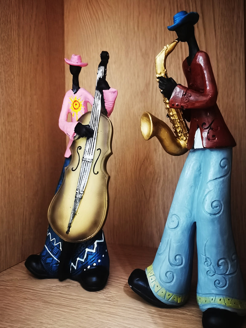 Punk Rock Band Decorative Ornaments, Strange Design Sculptures