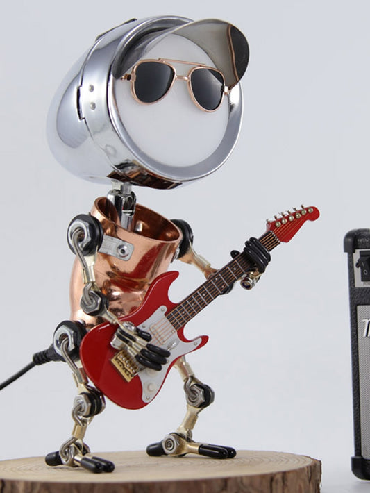 Punk Rock Robot Decorative Night Light, Amazing Music Art Ornaments