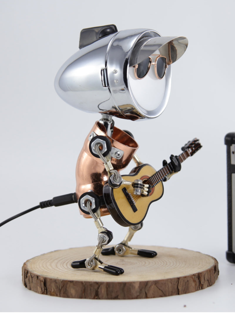 Punk Rock Robot Decorative Night Light, Amazing Music Art Ornaments