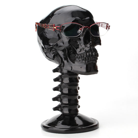 Punk style skull Halloween decoration, unique glasses holder,small ornaments