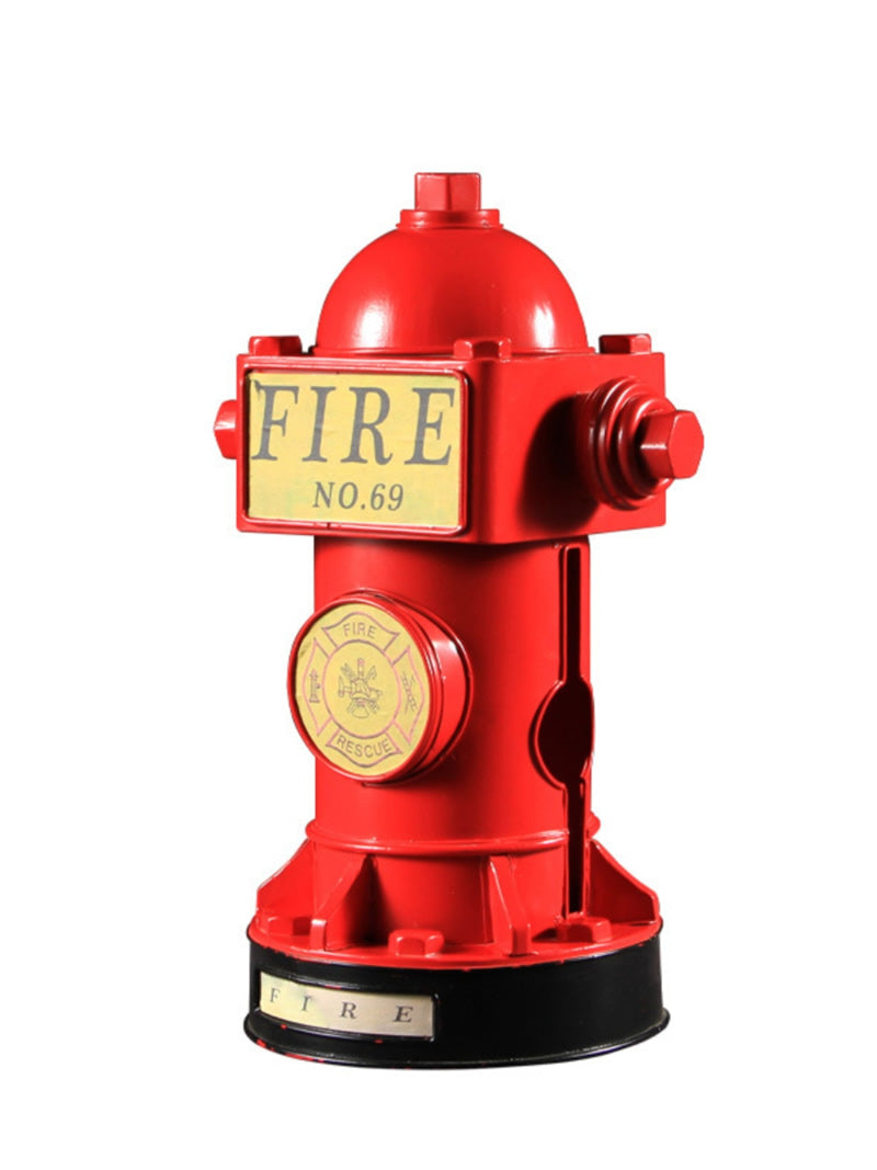 Quirky Fire Hydrant Iron Tissue Box: Fun and Functional Decorative Piece