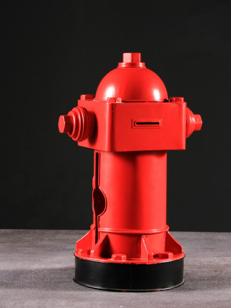 Quirky Fire Hydrant Iron Tissue Box: Fun and Functional Decorative Piece