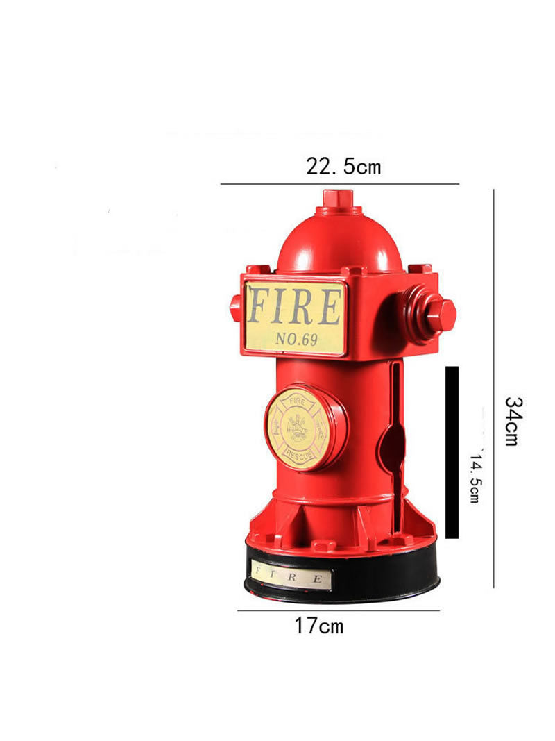 Quirky Fire Hydrant Iron Tissue Box: Fun and Functional Decorative Piece