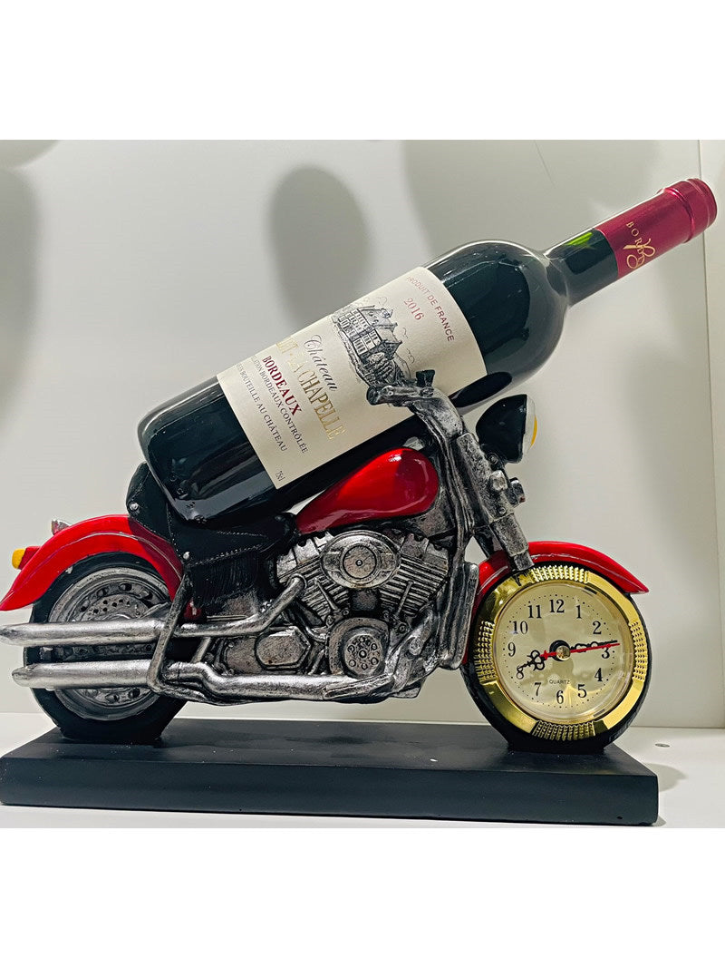 Red Harley Motorcycle Wine Rack,Bottle Holder, Living Room Decoration Gift