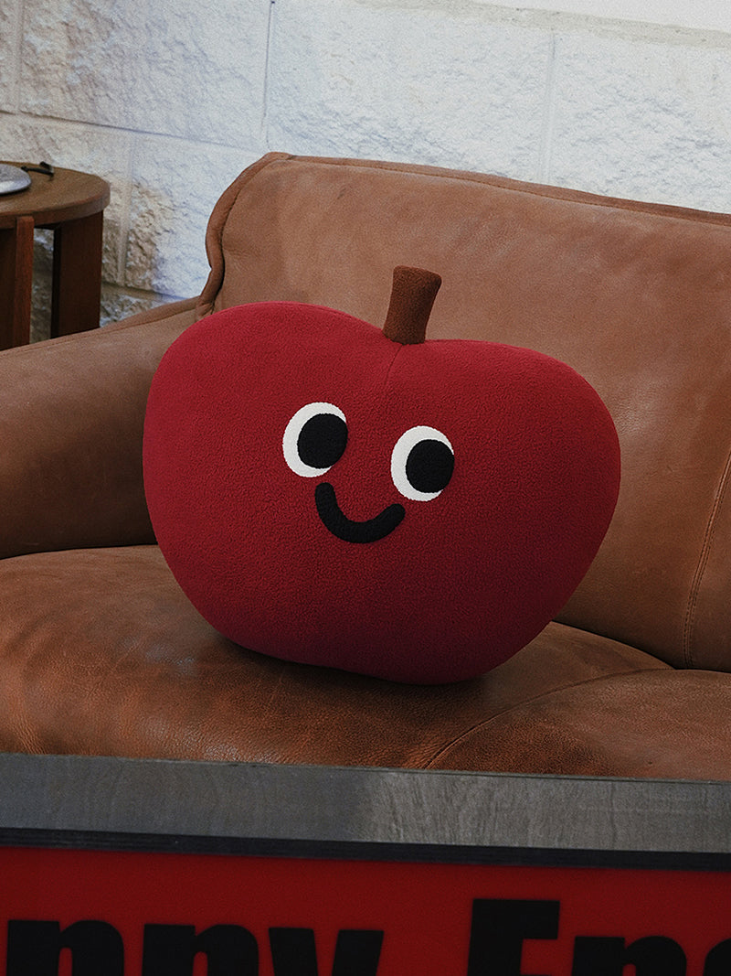 Red Little Apple Plush Pillow Toy, Decorative Ornament