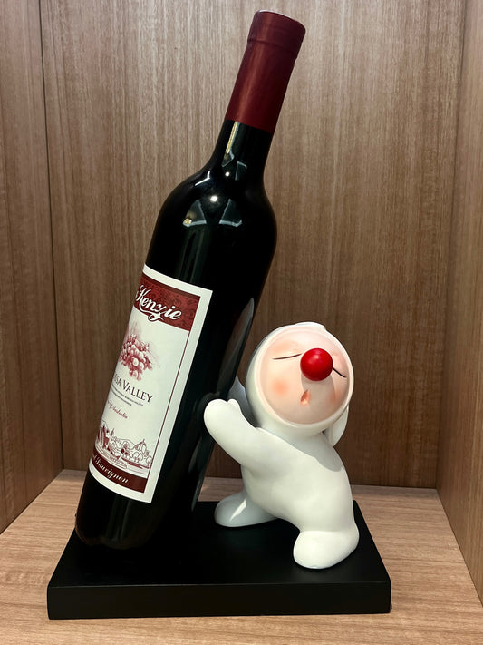 Red Nosed Rabbit Wine Rack, Home Decor Ideas,Art Gift