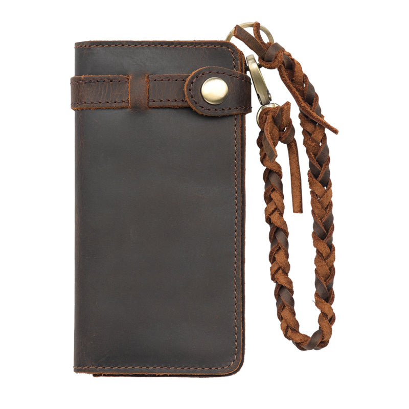 Retro multifunctional cowhide wallet, card holder, phone bag