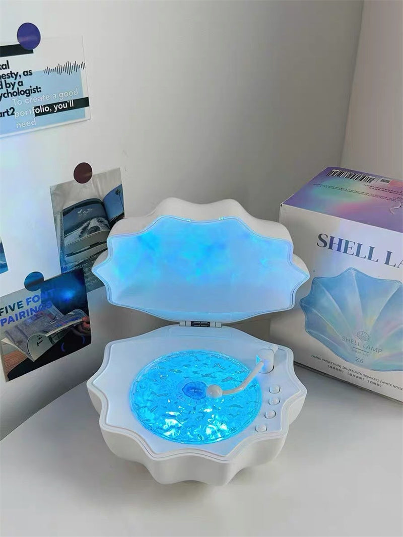 Romantic Ocean Shell Speaker Night Light, Valentine's Day Gift