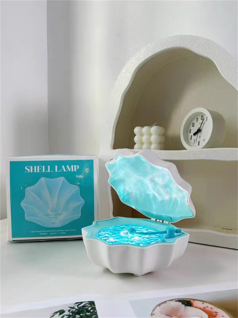 Romantic Ocean Shell Speaker Night Light, Valentine's Day Gift