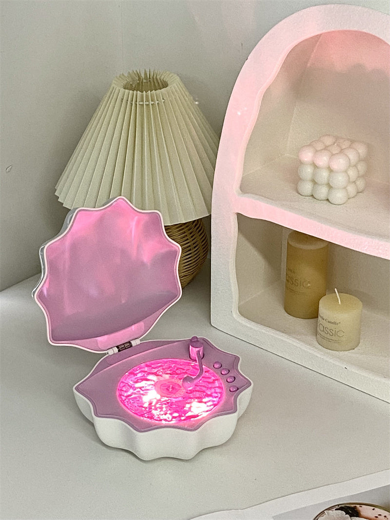 Romantic Ocean Shell Speaker Night Light, Valentine's Day Gift