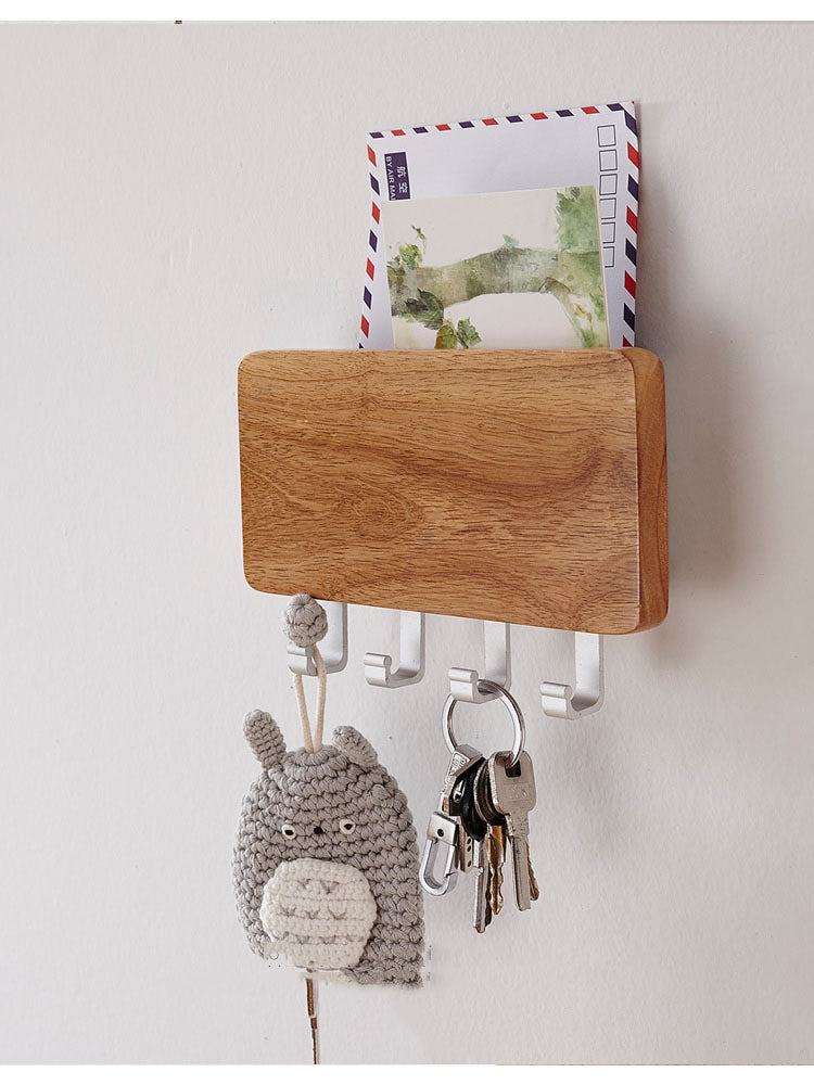 Simple Wooden Wall Hook, Home Organization And Storage