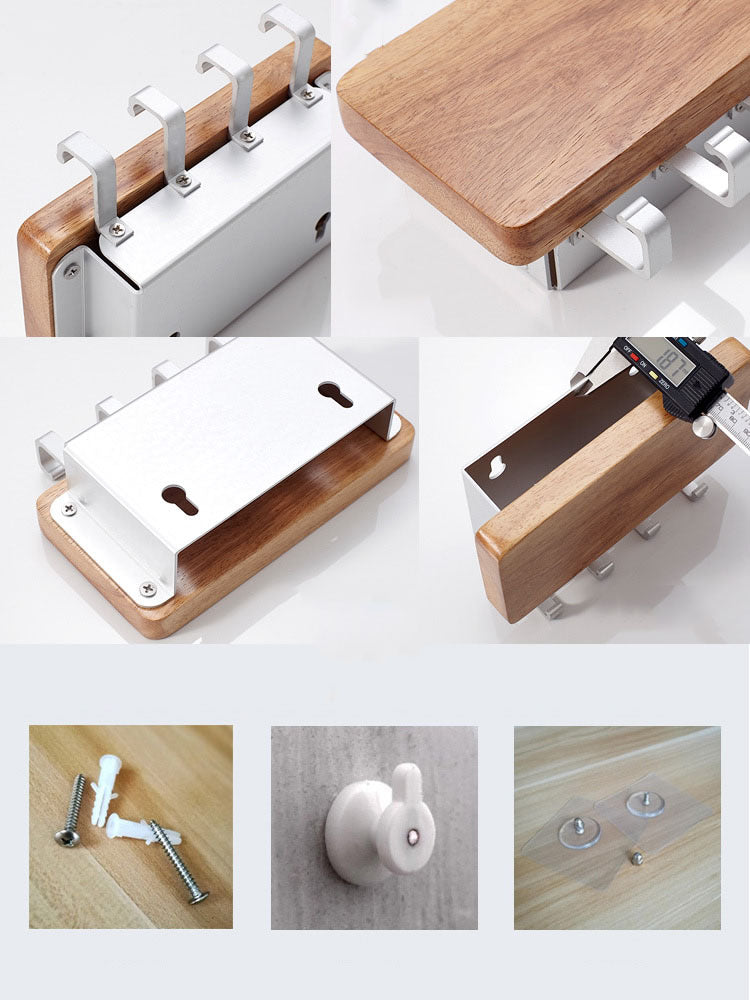 Simple Wooden Wall Hook, Home Organization And Storage