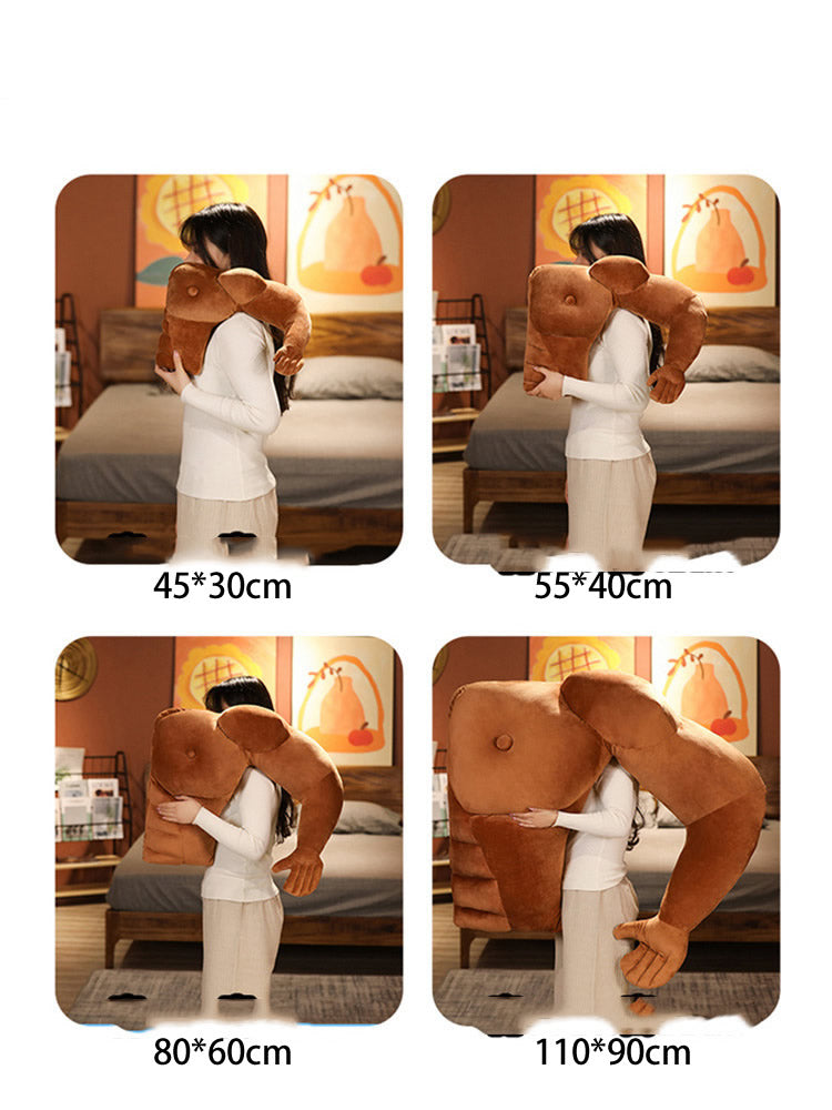 Strong Muscle Man Arm Plush Pillow - Unique Gift