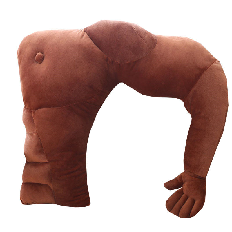 Strong Muscle Man Arm Plush Pillow - Unique Gift