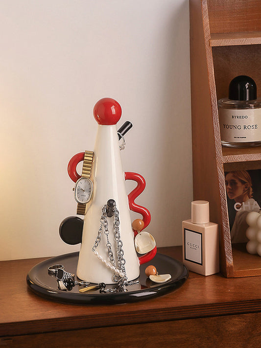 Lighthouse Jewelry and Watch Organizer: Art Decoration Storage Holder