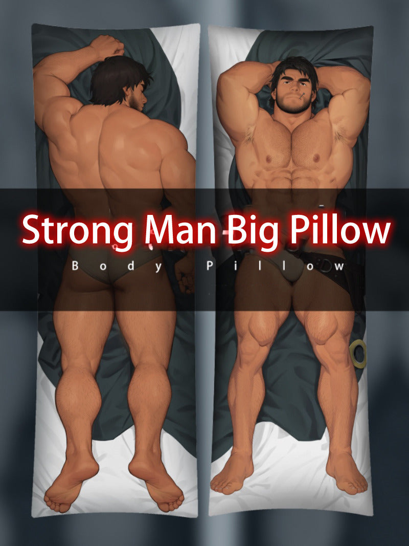 Unique Muscle Man Body Pillow - Perfect Gift for Her