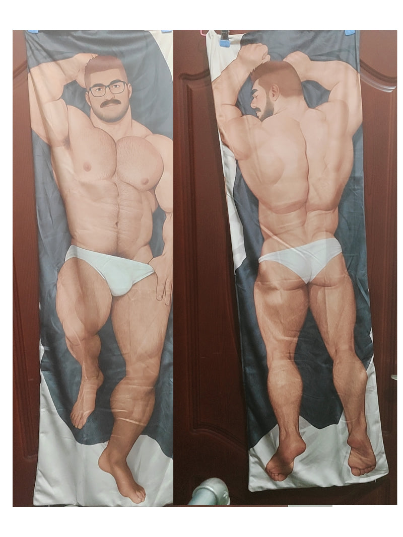 Unique Muscle Man Body Pillow - Perfect Gift for Her