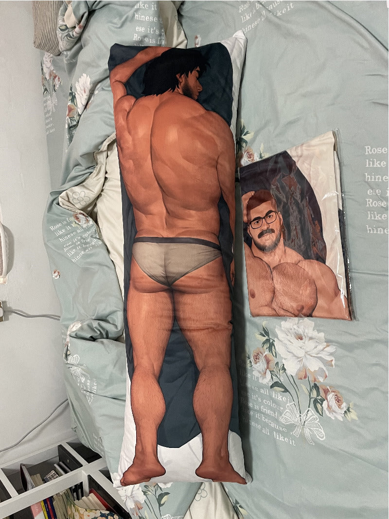 Unique Muscle Man Body Pillow - Perfect Gift for Her