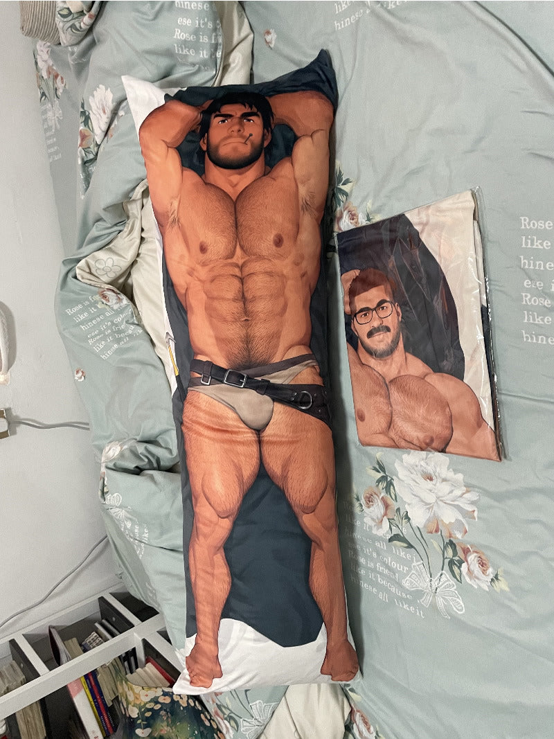 Unique Muscle Man Body Pillow - Perfect Gift for Her