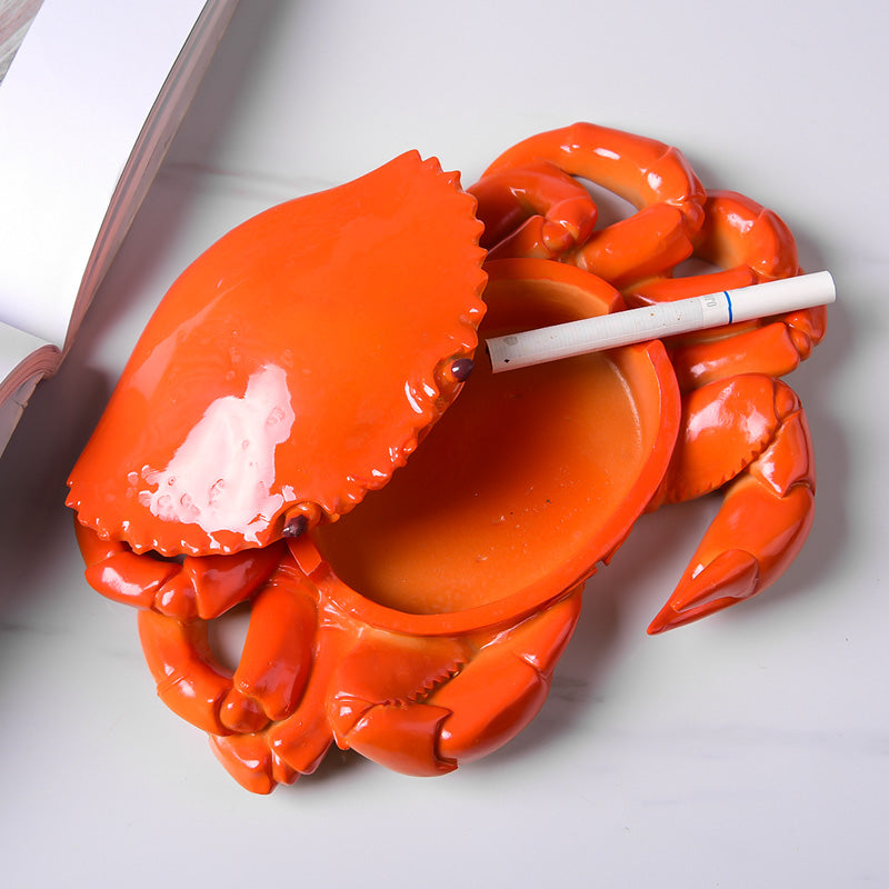 Unusual Big Crab Ashtray, Interesting Decorative Ornaments