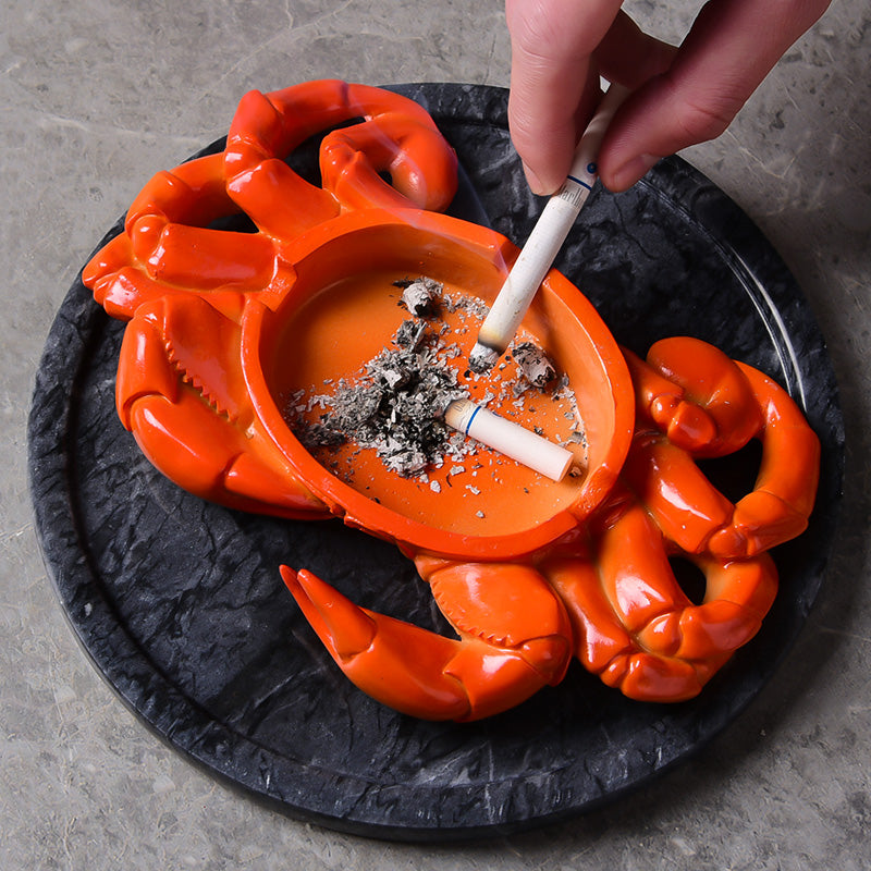 Unusual Big Crab Ashtray, Interesting Decorative Ornaments