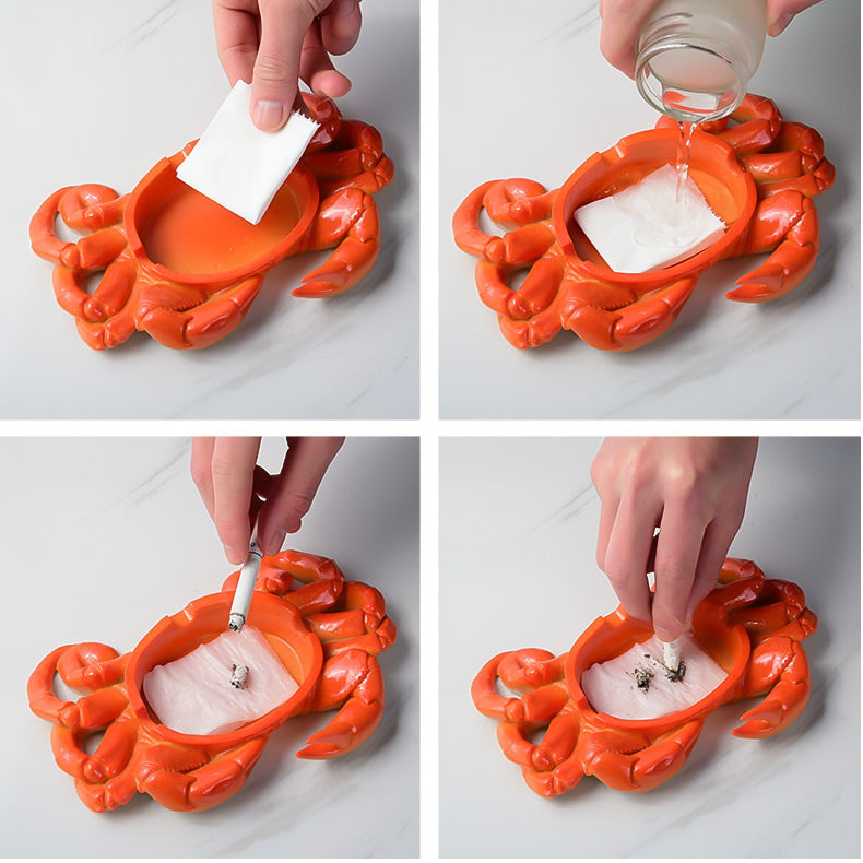 Unusual Big Crab Ashtray, Interesting Decorative Ornaments