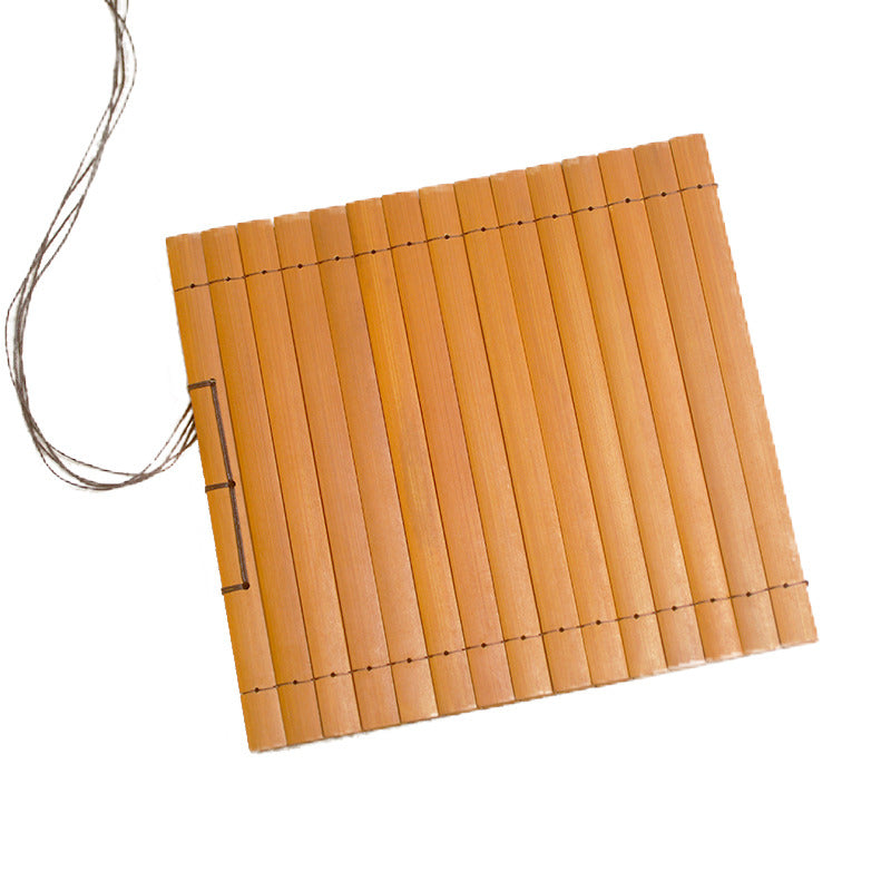 Vintage Bamboo Scroll Notebook - Unique Gift Ideas