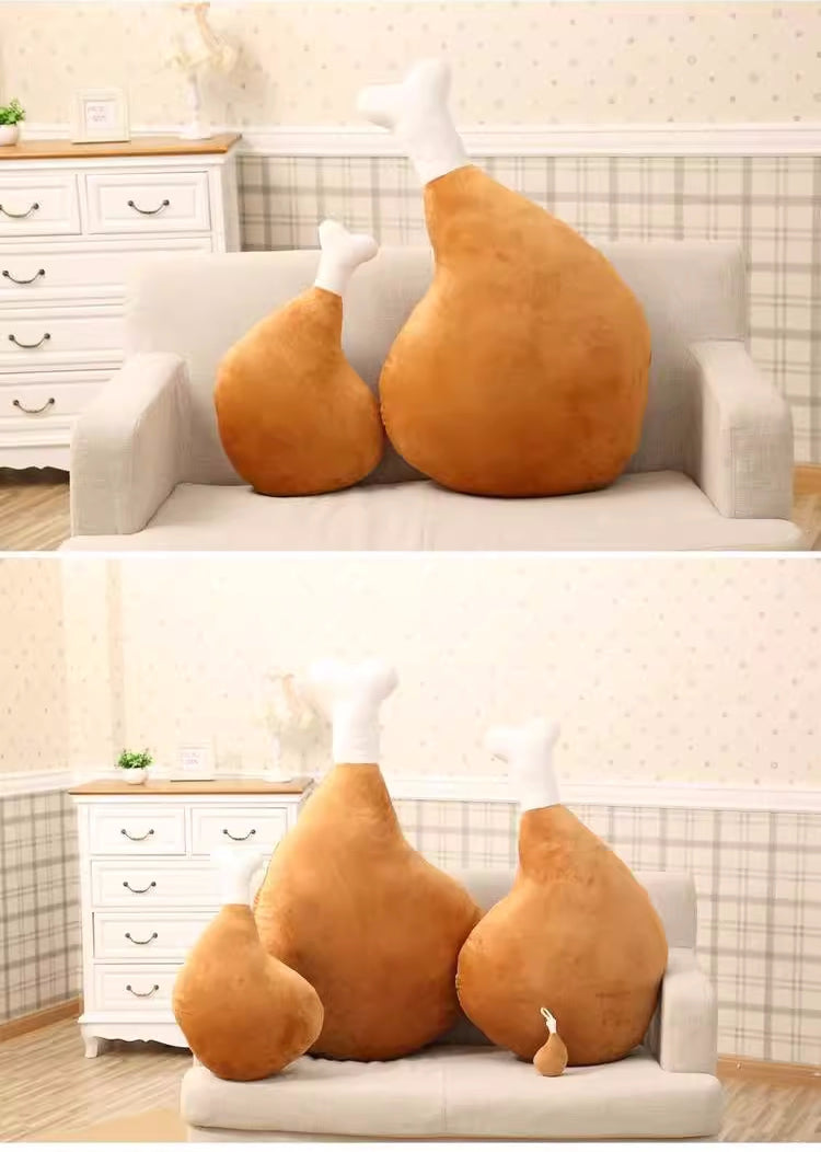 Whimsical Chicken Leg Plush Toy Pillow: Perfect Kids' Toy and Gift